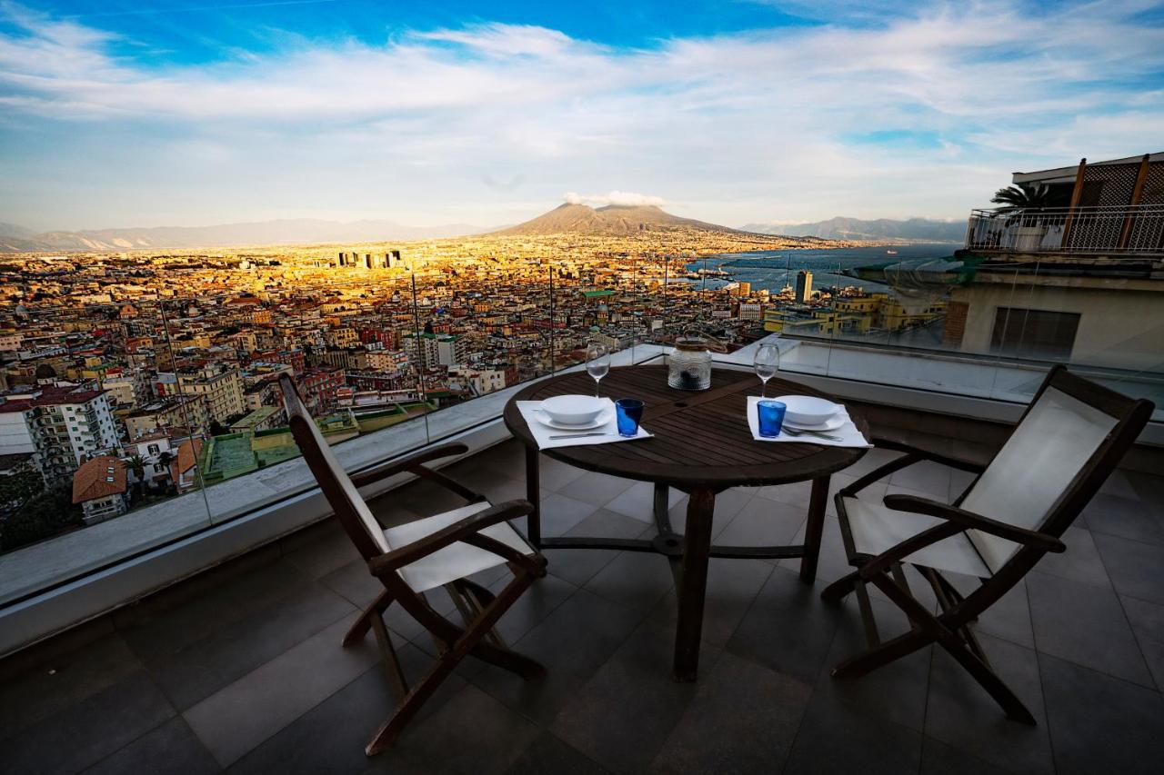 Terrazza Manu - Loft Suspended Over The City-Vomero 那不勒斯 外观 照片