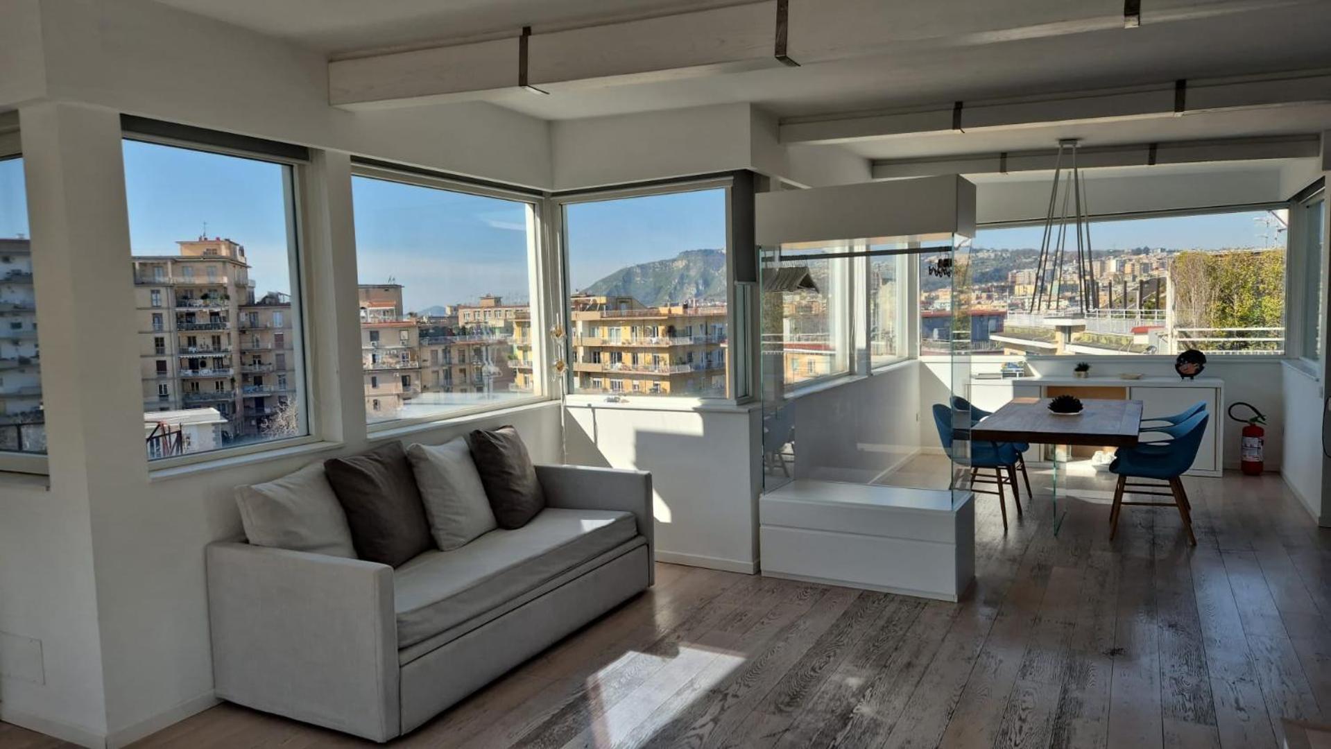 Terrazza Manu - Loft Suspended Over The City-Vomero 那不勒斯 外观 照片